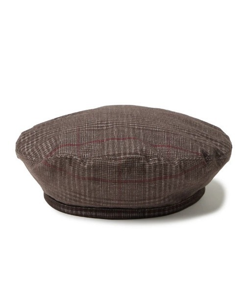 NEW ERA(ニューエラ)の「NEW ERA/ニューエラ ベレー帽 Check Corduroy コーデュロイ バーントウッドチェック 14667778(ハンチング/ベレー帽・メンズ・ダークブラウン・S/M)」の3枚目の写真