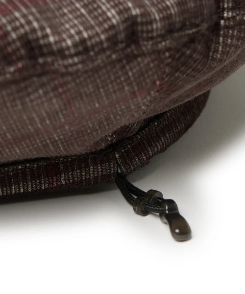 NEW ERA(ニューエラ)の「NEW ERA/ニューエラ ベレー帽 Check Corduroy コーデュロイ バーントウッドチェック 14667778(ハンチング/ベレー帽・メンズ・ダークブラウン・S/M)」の7枚目の写真