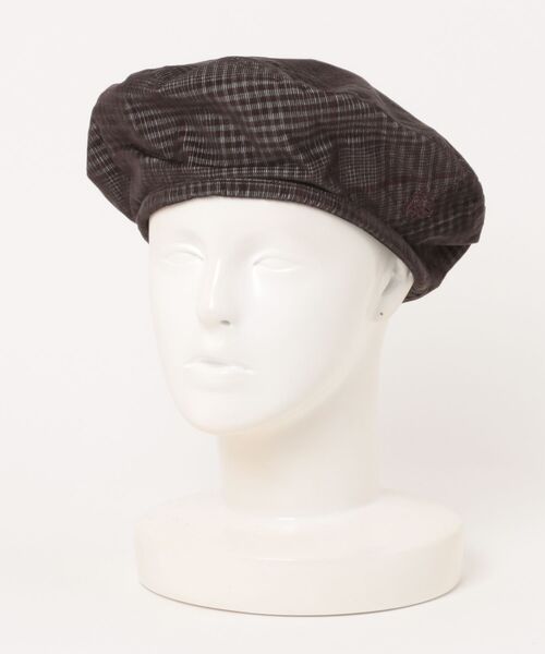NEW ERA(ニューエラ)の「NEW ERA/ニューエラ ベレー帽 Check Corduroy コーデュロイ バーントウッドチェック 14667778(ハンチング/ベレー帽・メンズ・ダークブラウン・S/M)」の8枚目の写真