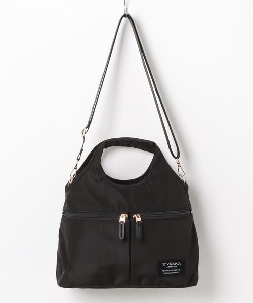 VASKA by moz(ヴェスカ バイ モズ)の「【VASKA by moz】ヴェスカ バイ モズ 軽撥水2WAYショルダートートバッグ VZPS02(トートバッグ・レディース・ブルー/ブラック/グリーン・ONE SIZE)」の1枚目の写真