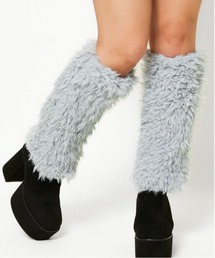 GORGE（ゴージ）の「《インパクト抜群×トレンド映え》レディース ファーレッグカバー 膝下丈 ブーツカバー フェイクファー（レッグウォーマー）」