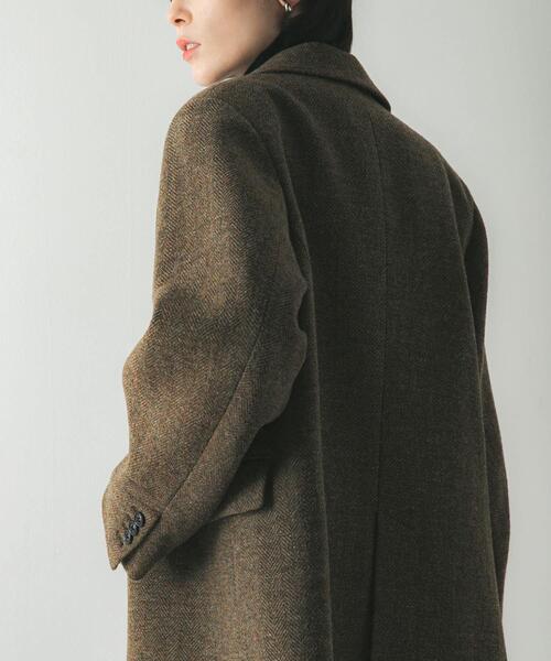 URBAN RESEARCH（アーバンリサーチ）の「ブリティッシュウールツイードジャケット（その他アウター・レディース・カーキ/ライトグレー・38/36）」の16枚目の写真