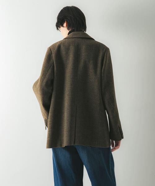 URBAN RESEARCH（アーバンリサーチ）の「ブリティッシュウールツイードジャケット（その他アウター・レディース・カーキ/ライトグレー・38/36）」の20枚目の写真