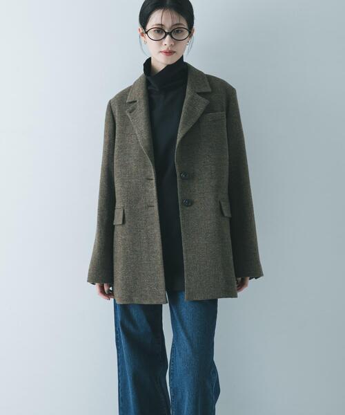 週末限定セールアーバンリサーチ ツイードジャケット セール】ブリティッシュウールツイードジャケット（その他アウター