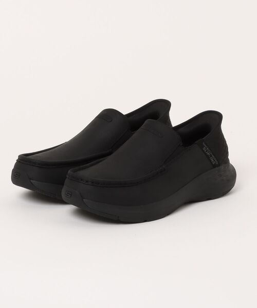 SKECHERS(スケッチャーズ)の「《SKECHERS》53 PARSON-OSWIN(スリッポン・メンズ・ブラック×ブラック/ブラウン・28.0cm/27.5cm/27.0cm/26.5cm/26.0cm/25.5cm/25.0cm)」の2枚目の写真
