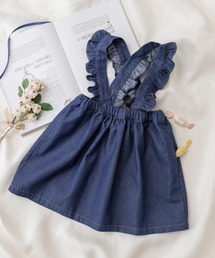 panpantutu（パンパンチュチュ）の「2wayフリルサロペットスカート（サロペット/オーバーオール）」