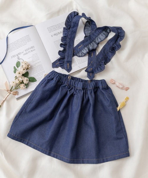 2wayフリルサロペットスカート（サロペット/オーバーオール