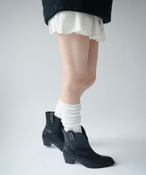 Port（ポート）の「【 SORUTT / ソルト 】 3連 バックル フェイクレザー ブーツ / ロングブーツ ショートブーツ #_（ブーツ・レディース・ブラウン/ブラック・M/L/XL）」の4枚目の写真