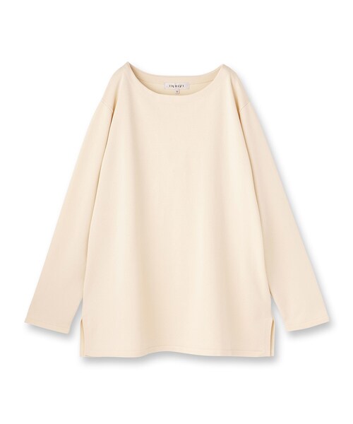 INDIVI（インディヴィ）の「ロングライン ストレッチニット（ニット/セーター・レディース・ナチュラル/ホワイト系3/スモーキーグリーン系/ネイビー・13/15 /38）」の5枚目の写真