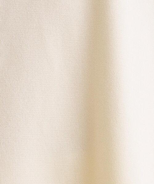 INDIVI（インディヴィ）の「ロングライン ストレッチニット（ニット/セーター・レディース・ナチュラル/ホワイト系3/スモーキーグリーン系/ネイビー・13/15 /38）」の13枚目の写真