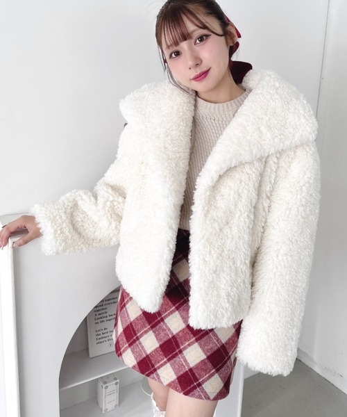 セール】プードルファージャケット（ステンカラーコート）｜Loueme