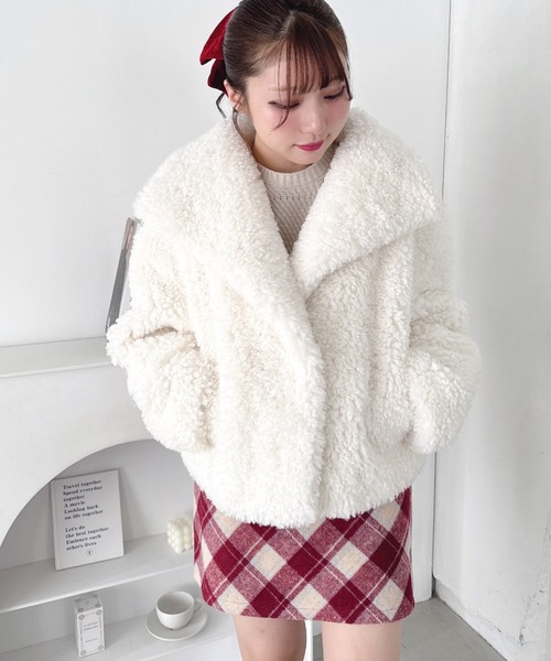 セール】プードルファージャケット（ステンカラーコート）｜Loueme