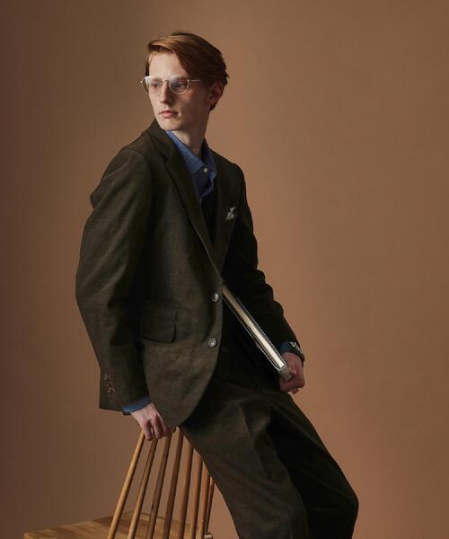 40ｃｔ＆525（フォーティーカラッツアンドゴーニーゴ）の「【Sサイズ～】ドビーキャラメルコールジャケット（テーラードジャケット・メンズ・ダークブラウン/カーキ系6・04/03/02/01）」の19枚目の写真