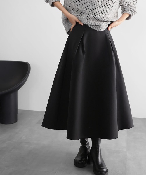 セール】【2025AW】ボンディング タック フレアスカート（スカート