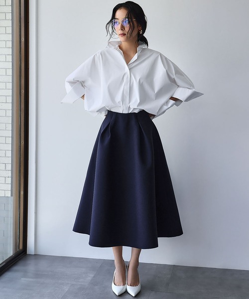 セール】【2025AW】ボンディング タック フレアスカート（スカート