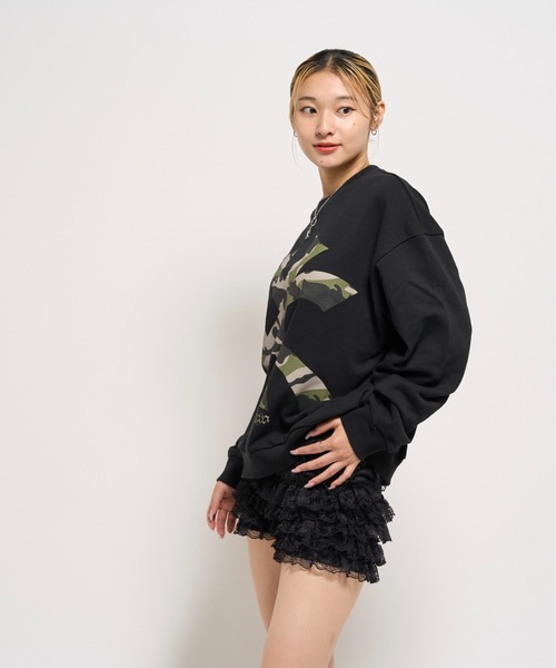 WHO'S WHO gallery（フーズフーギャラリー）の「KOOKYN KYビックプリントクルー（スウェット・レディース・アッシュグレー/ブラック/ネイビー/ホワイト系その他/ブルー系その他・SMALL/MEDIUM/LARGE）」の15枚目の写真