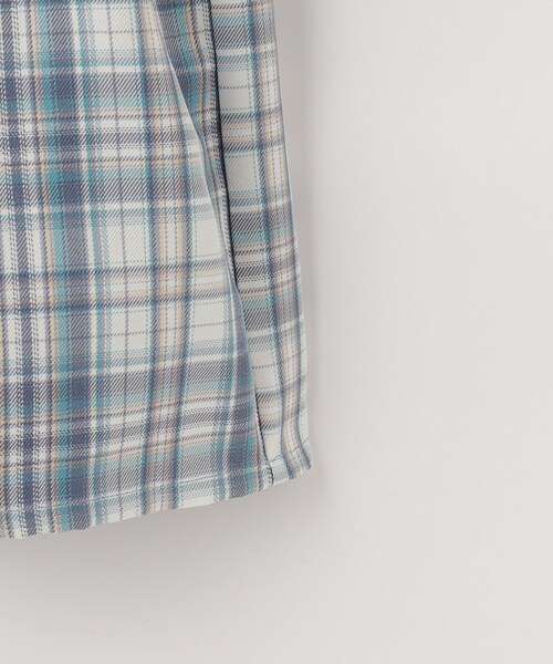 SHOO・LA・RUE（シューラルー）の「【100-150cm】ジップ使いチェックドッキングワンピース（ワンピース・キッズ・ブラウン系その他2/ピンク系2/サックスブルー系1・10/11/12/13/14/15 ）」の9枚目の写真