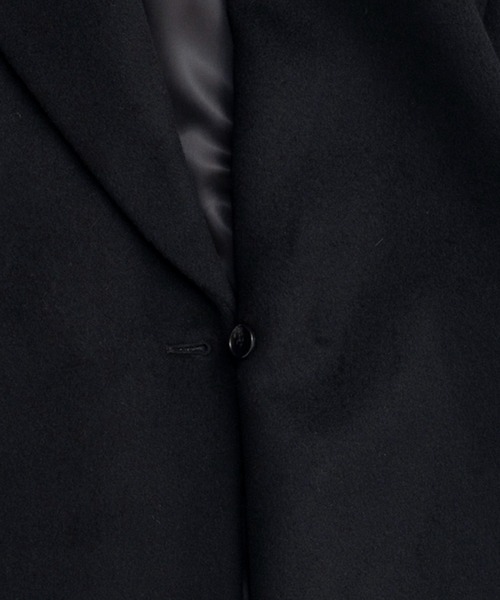 PRANK PROJECT（プランクプロジェクト）の「スーパービックコート / Super Big Coat（チェスターコート・レディース・チャコールグレー/グレイッシュベージュ/ブラック・FREE）」の22枚目の写真