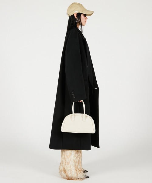 PRANK PROJECT（プランクプロジェクト）の「スーパービックコート / Super Big Coat（チェスターコート・レディース・チャコールグレー/グレイッシュベージュ/ブラック・FREE）」の6枚目の写真