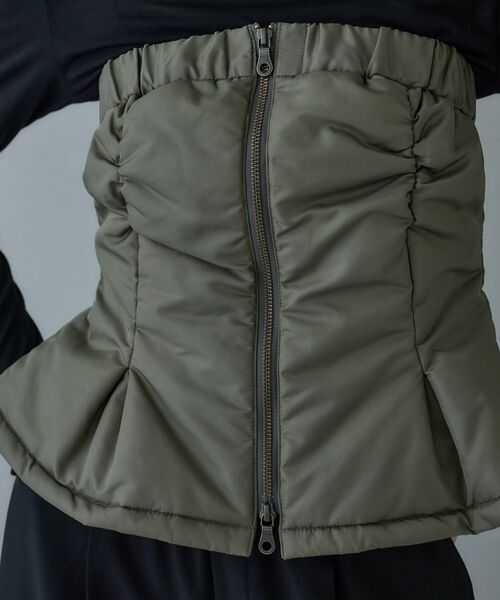 GALLEST（ギャレスト）の「MA1ビスチェ（その他アウター・レディース・オリーブ/ブラック・36）」の5枚目の写真