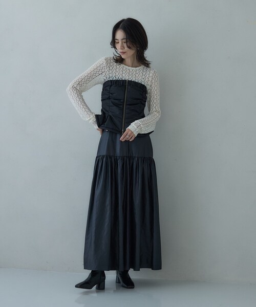 GALLEST（ギャレスト）の「MA1ビスチェ（その他アウター・レディース・オリーブ/ブラック・36）」の15枚目の写真