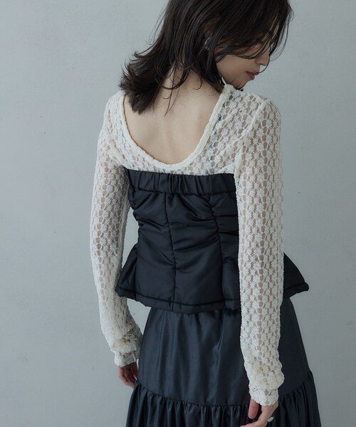 GALLEST（ギャレスト）の「MA1ビスチェ（その他アウター・レディース・オリーブ/ブラック・36）」の16枚目の写真