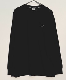 T-MAC OUTING（ティーマック アウティング）の「T-MAC ワンポイント刺繍　オーバーサイズ長袖Tシャツ　FOX刺繍　ルーズシルエット　ロンT（Tシャツ/カットソー）」