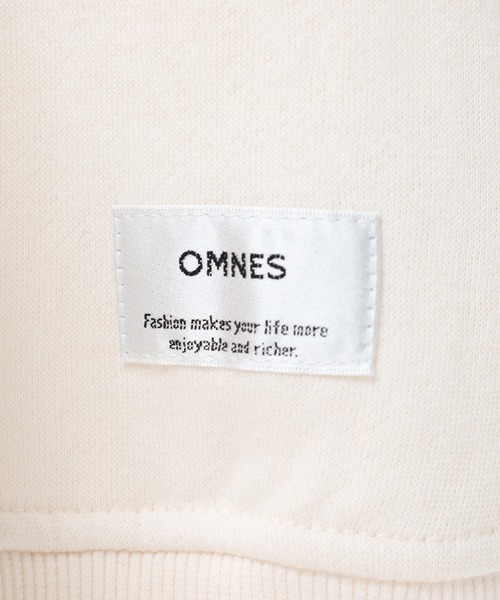 OMNES(オムネス)の「裏起毛フラップポケット付きプルオーバー長袖(Tシャツ/カットソー・メンズ・ブラック/アイボリー/ホワイト×ブラウン/ライトグリーン系・L/M)」の18枚目の写真
