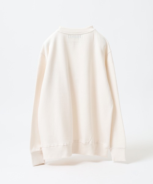 OMNES(オムネス)の「裏起毛フラップポケット付きプルオーバー長袖(Tシャツ/カットソー・メンズ・ブラック/アイボリー/ホワイト×ブラウン/ライトグリーン系・L/M)」の20枚目の写真