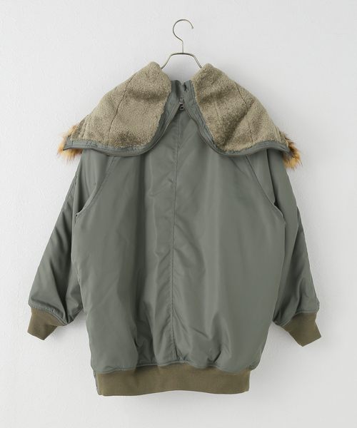 未使用品 試着のみTICCAキーチャーム付きロングN2B TICCA / ティッカ】キーチャームツキ longN2B（その他アウター