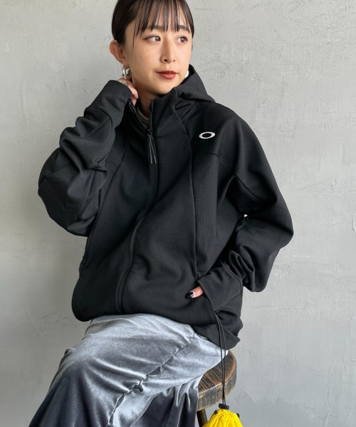 オークリー 2020年モデル ジップアップ ストレッチ パーカー◇ブルー S