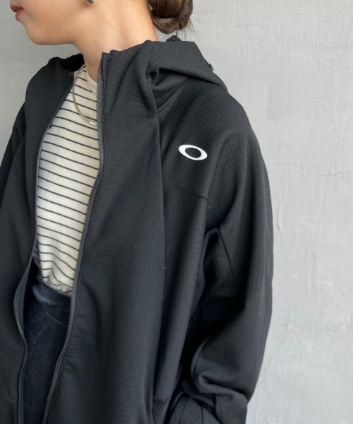 OAKLEY（オークリー）の「[OAKLEY/オークリー] ENHANCE GRID FLEECE JACKET 15.7 フルジップパーカー（パーカー・メンズ・ブラック・S/M）」の12枚目の写真