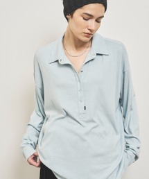 VION（ヴィオン）の「Polo Loose Long Sleeve TEE / ポロルーズロングスリーブティー（ポロシャツ）」