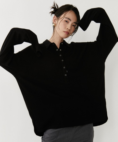 Polo Loose Long Sleeve TEE / ポロルーズロングスリーブティー