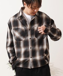 オンブレチェックシャツ / Ombre Check Shirt