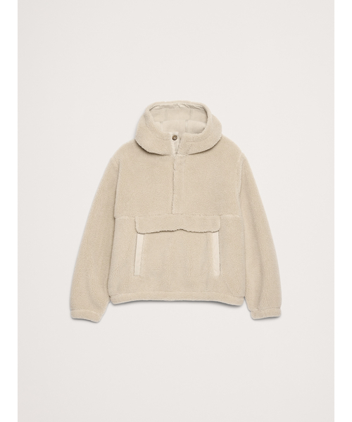 Banana Republic（バナナリパブリック）の「シェルパ フーディー スウェットシャツ（パーカー・メンズ・グリーン/ナチュラル・M/S/XL/L）」の7枚目の写真