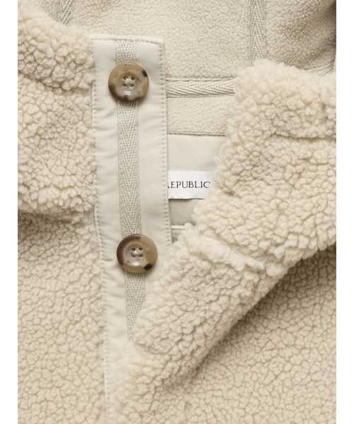 Banana Republic（バナナリパブリック）の「シェルパ フーディー スウェットシャツ（パーカー・メンズ・グリーン/ナチュラル・M/S/XL/L）」の8枚目の写真