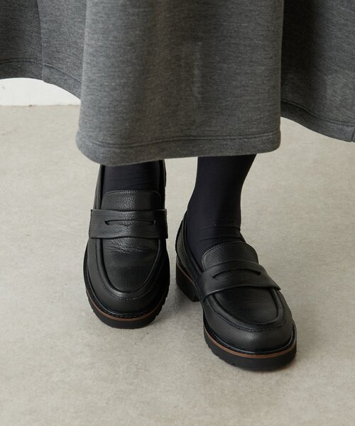 BEARDSLEY（ビアズリー）の「《完売サイズ追加検討中》レザーボリュームローファー（ローファー・レディース・ブラック・35/39/36/37/38）」の5枚目の写真