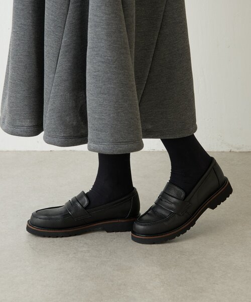 BEARDSLEY（ビアズリー）の「《完売サイズ追加検討中》レザーボリュームローファー（ローファー・レディース・ブラック・35/39/36/37/38）」の6枚目の写真