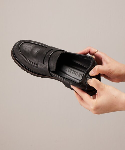 BEARDSLEY（ビアズリー）の「《完売サイズ追加検討中》レザーボリュームローファー（ローファー・レディース・ブラック・35/39/36/37/38）」の17枚目の写真