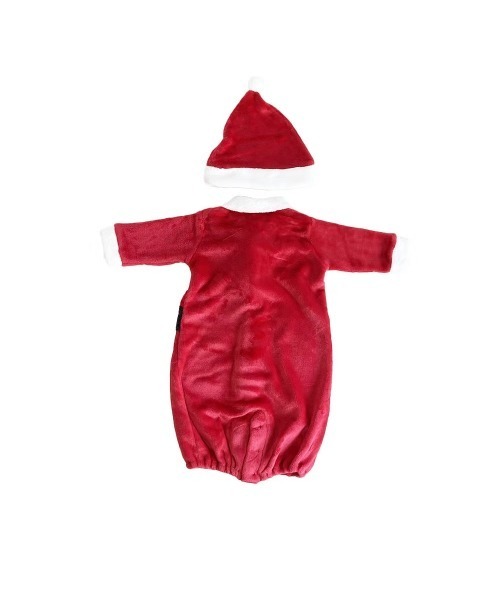 Babiesrus(ベビーザらス)の「クリスマスロンパース/ドレスオール 帽子付きサンタ(ロンパース・キッズ・レッド/レッド系その他・70cm/50-70cm)」の10枚目の写真