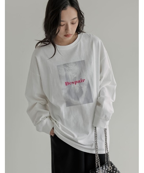 Re:EDIT（リエディ）の「[2025AW COLLECTION]フォトプリントアソート長袖Ｔシャツ（Tシャツ/カットソー・レディース・A/C/D/B・FREE）」の2枚目の写真