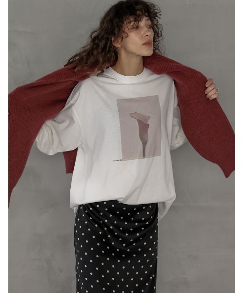 Re:EDIT（リエディ）の「[2025AW COLLECTION]フォトプリントアソート長袖Ｔシャツ（Tシャツ/カットソー・レディース・A/C/D/B・FREE）」の6枚目の写真