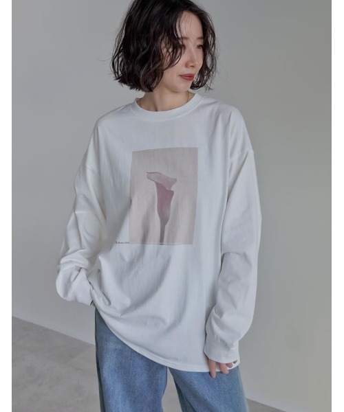 Re:EDIT（リエディ）の「[2025AW COLLECTION]フォトプリントアソート長袖Ｔシャツ（Tシャツ/カットソー・レディース・A/C/D/B・FREE）」の8枚目の写真