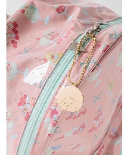 fafa（フェフェ）の「MIRIELLE | スパンコール入リュックサック(KIDS)（バックパック/リュック・キッズ・サーモンピンク・MEDIUM）」の3枚目の写真