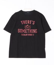 【RES】【Bling leads】THERE'S SOMETHING PRINT Tee