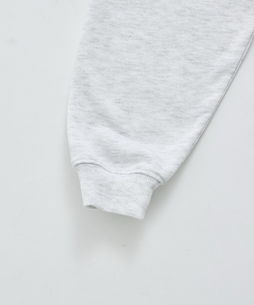 pairmanon（ペアマノン）の「【まいにちスウェット】セットアップ風 カラフルロゴ 裏毛 ワンピース（セットアップ・キッズ・オートミール/オレンジ系その他/ブラック・100/110/120/130/140/150/90）」の12枚目の写真