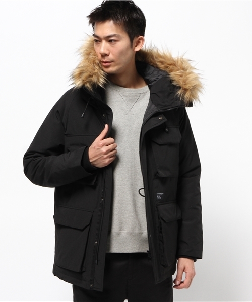 ランプ stussy ステューシー ミリタリージャケット フード ファー STUSSY（ステューシー）の「Civilian Down Jacket（ミリタリー