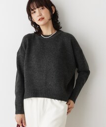 Dessin | 【洗える】クルーネックワイドニット(ニット/セーター)