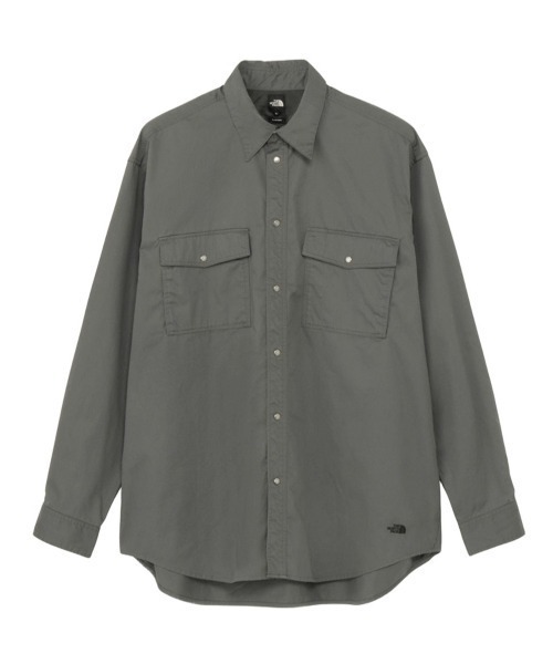 THE NORTH FACE（ザノースフェイス）の「THE NORTH FACE L/S ROCK STEADY CHINO SHIRT（ザ・ノース・フェイス ロングスリーブロックステディチノシャツ）（シャツ/ブラウス・メンズ・グレー系/ブラック/オリーブ系/ベージュ系・MEDIUM/LARGE/X-LARGE）」の12枚目の写真